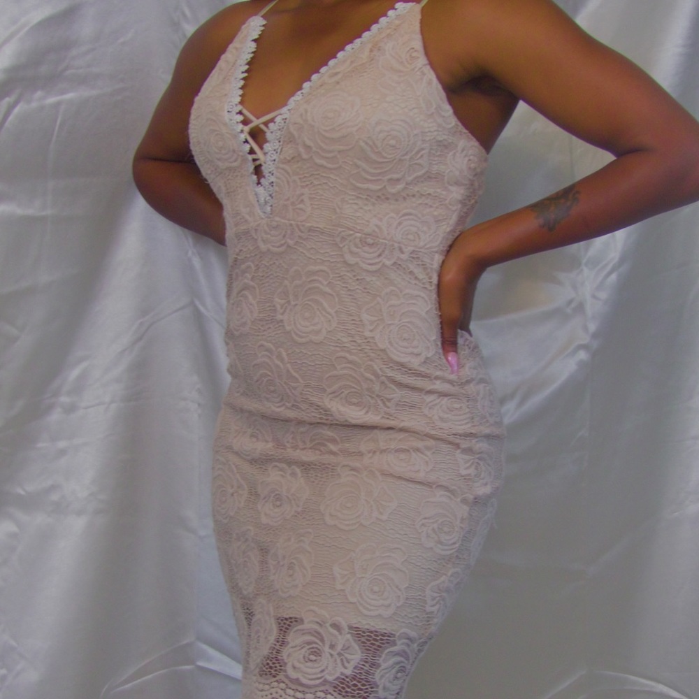 Lace Nude Dress